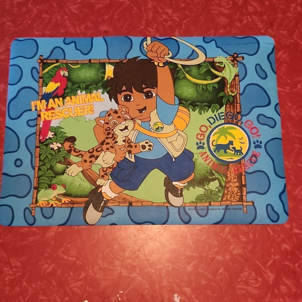 Go Diego Go 2006 Vinyl Placemat
